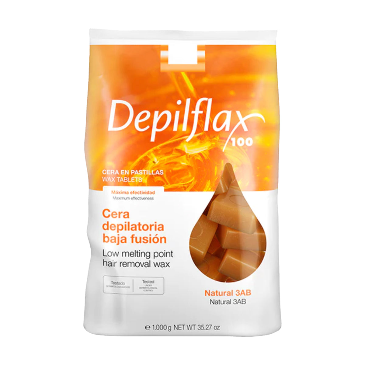 Depilflax Hartwachs ohne Streifen zur Haarentfernung 1 kg Natural