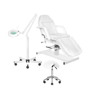 Set Kosmetikliege 210 + Lupenleuchte LED S5 + Kosmetikhocker 302