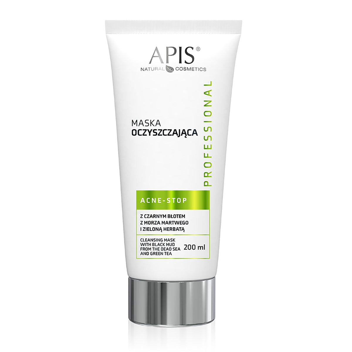 Apis Akne-Stop-Schwarzschlamm-Reinigungsmaske 200 ml