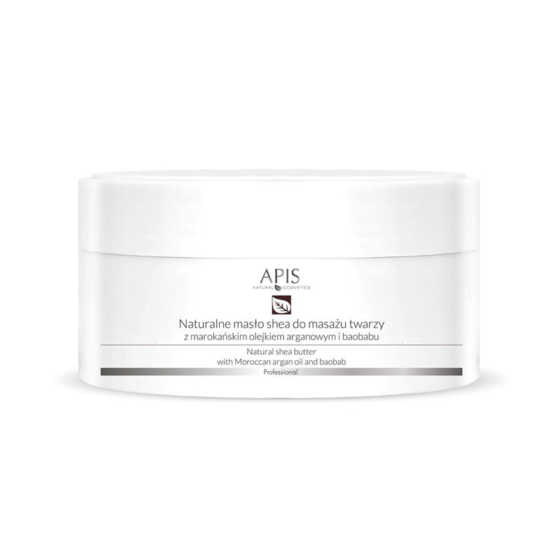 Apis Natürliche Sheabutter mit Arganöl. für Gesichtsmassage 100 g