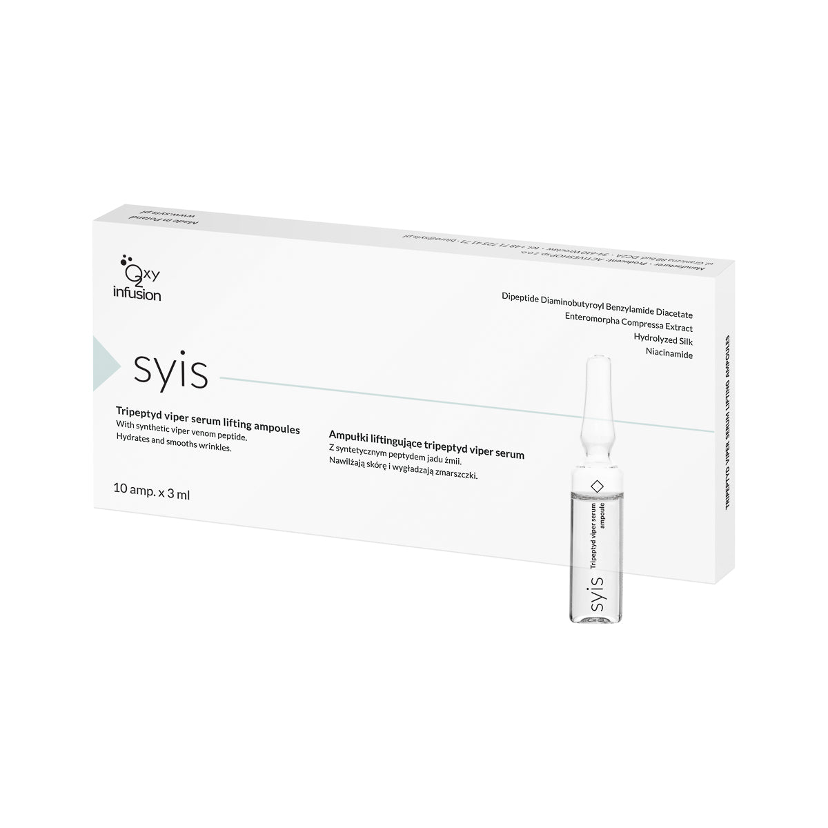 Syis Tripeptyd Viper Ampullen Serum mit Schlangengift 10 X 3 ml