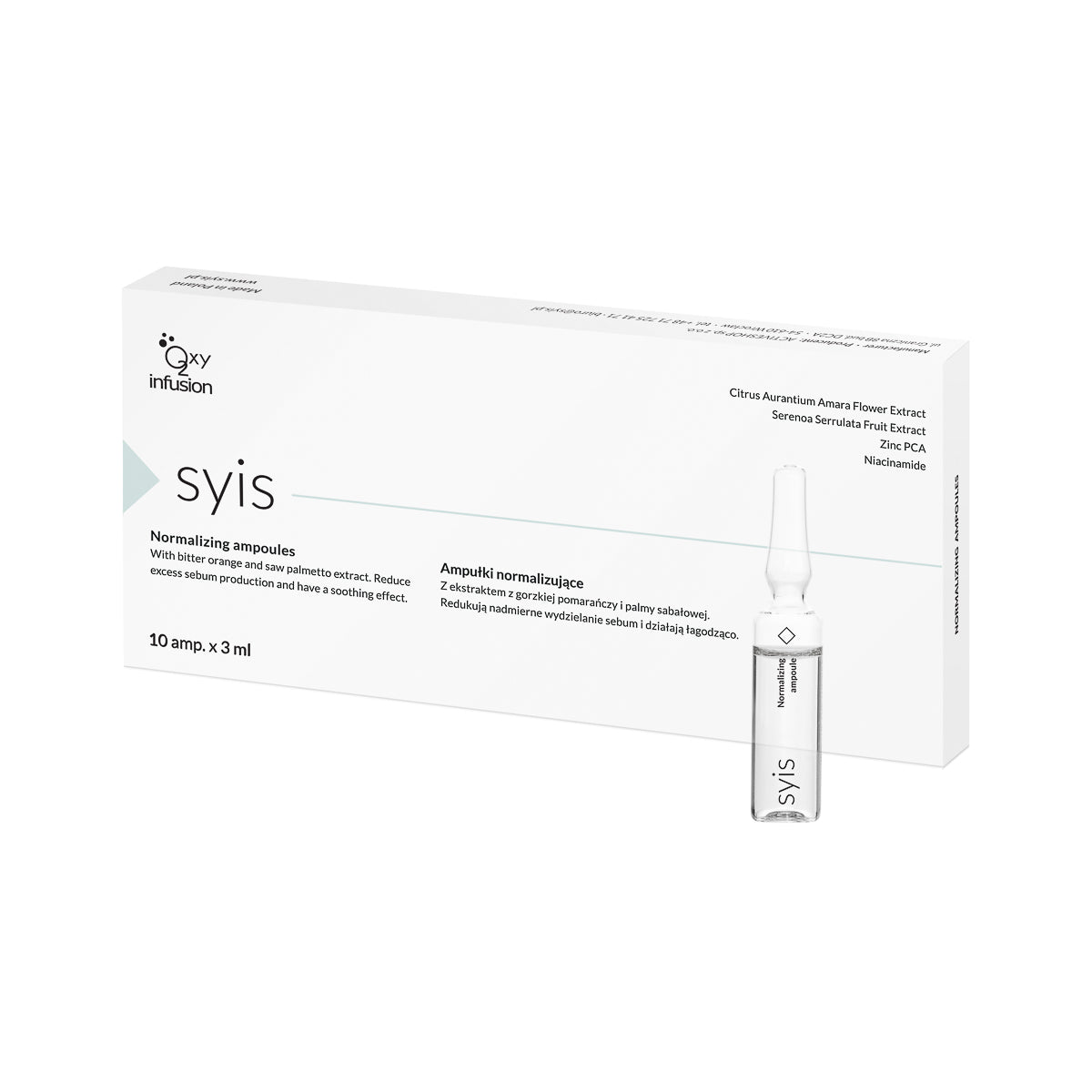 Syis Normalisierende Ampullen 10 X 3 ml