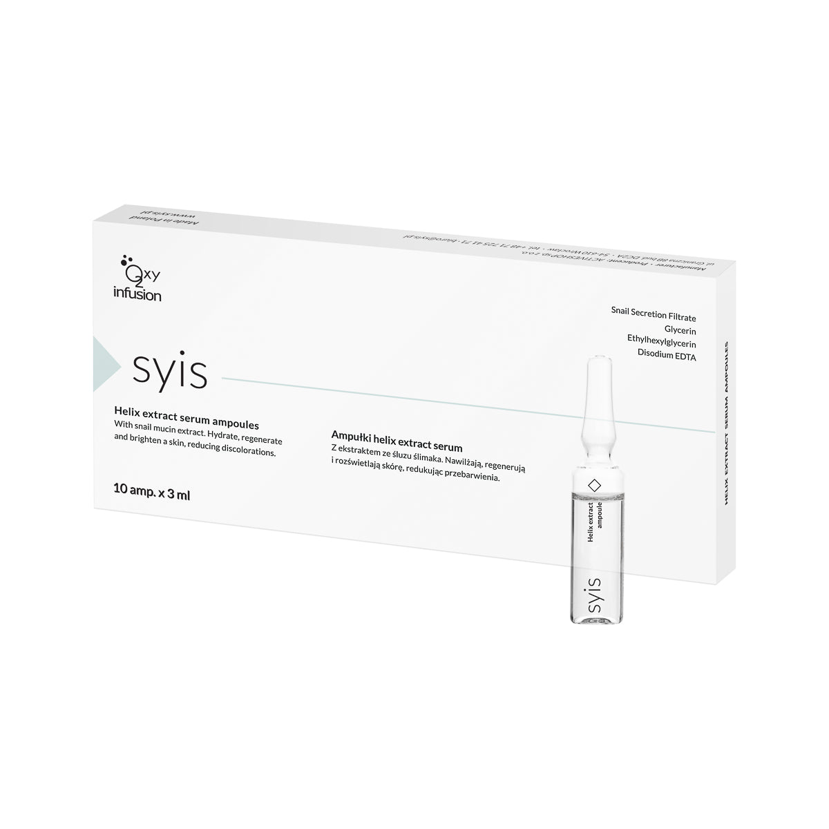 Syis Helix Extract Serum Ampullen 10 X 3 ml