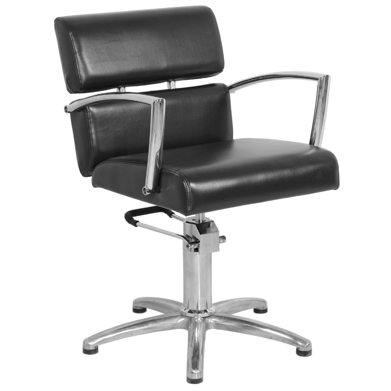 Gabbiano Friseurstuhl Brüssel Schwarz