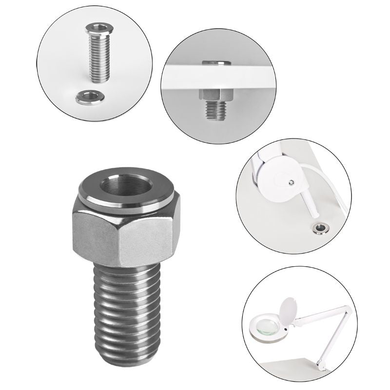 Lupenlampe-Griff Tube Inox