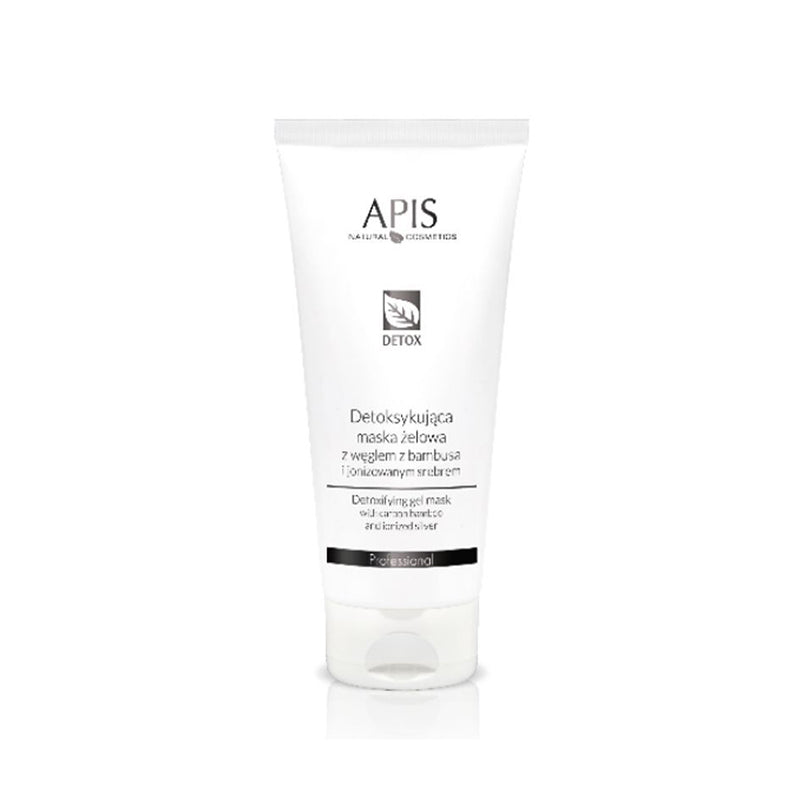 Apis Entgiftende Gelmaske mit Bambuskohle und Ionisiertem Silber 200 ml