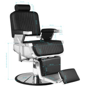 Hair System Barberstuhl Royal X Schwarz