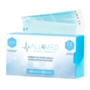 ALL4MED Autoklav-Sterilisationsbeutel 90 mm X 135 mm 200 St.<br><br>