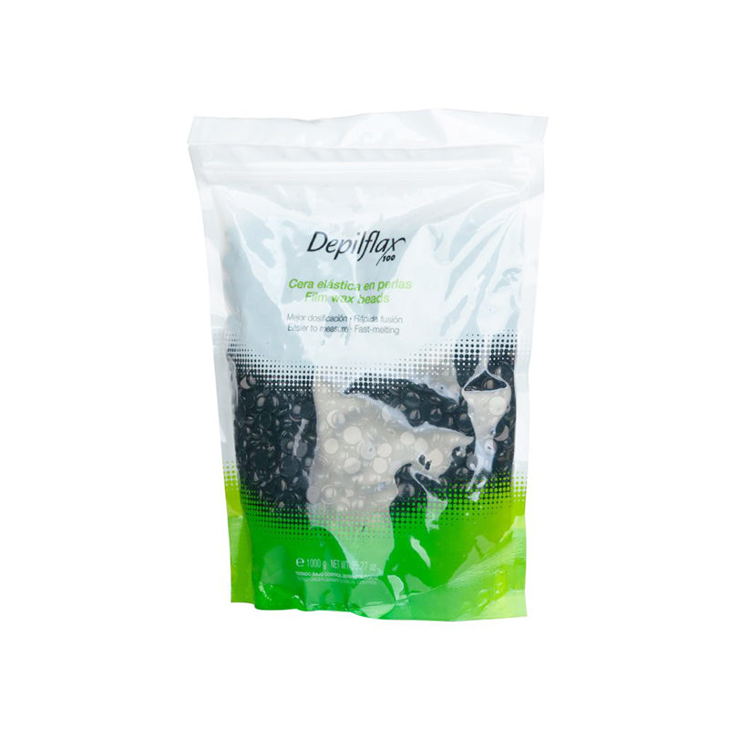 Depilflax 100 Wachsperlen Film Wax Schwarz 1000 g