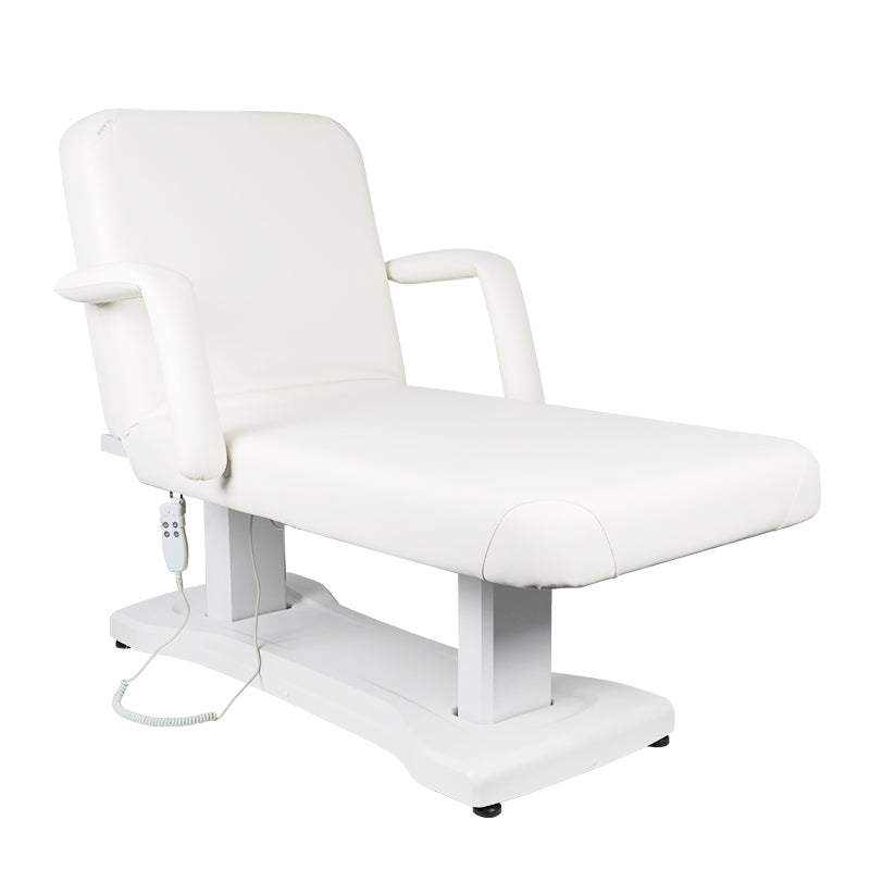 Elektrische Massageliege Azzurro 819A 3 Motoren Weiß