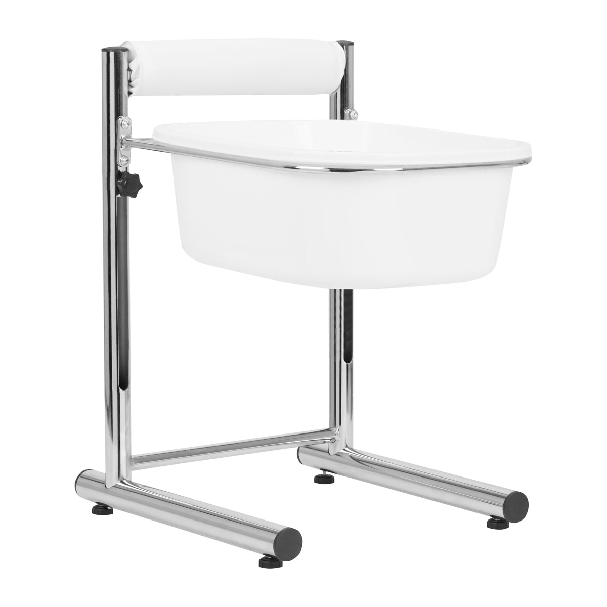 Höhenverstellbare Fußbadewanne für Pediküre Chrom