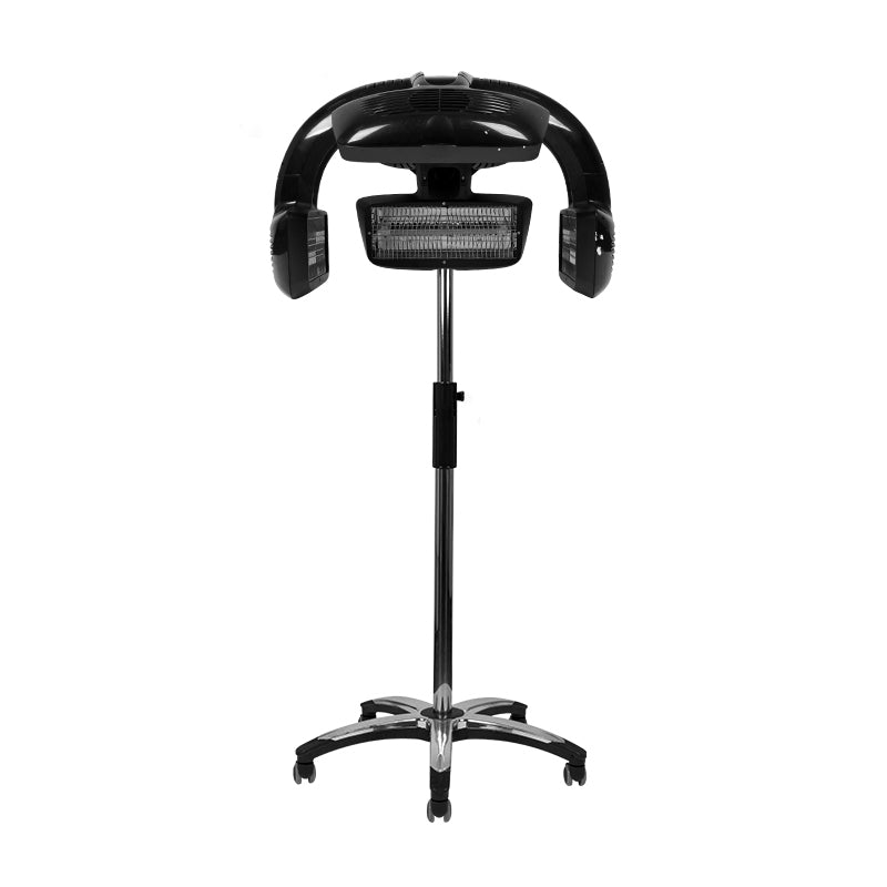 Gabbiano Infrarothaube Trockenhaube mit Stativ 628 Schwarz