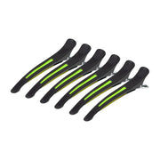 Friseur-Haarspangen Clips E-13 6 St.. 11,5 cm Mix Neon