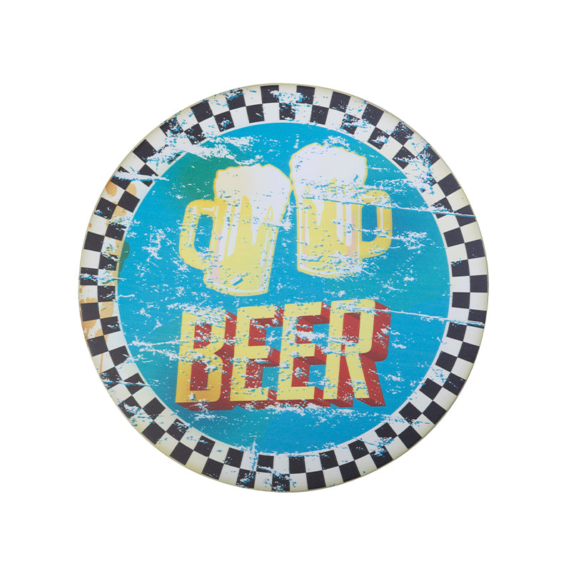 Dekorationstafel Rund Bier