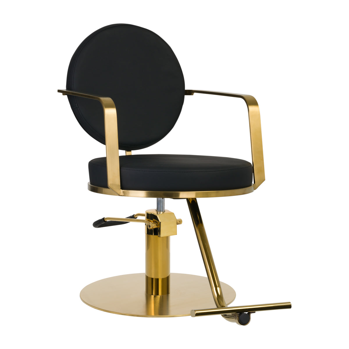 Gabbiano Friseurstuhl Arras GOLD Schwarz
