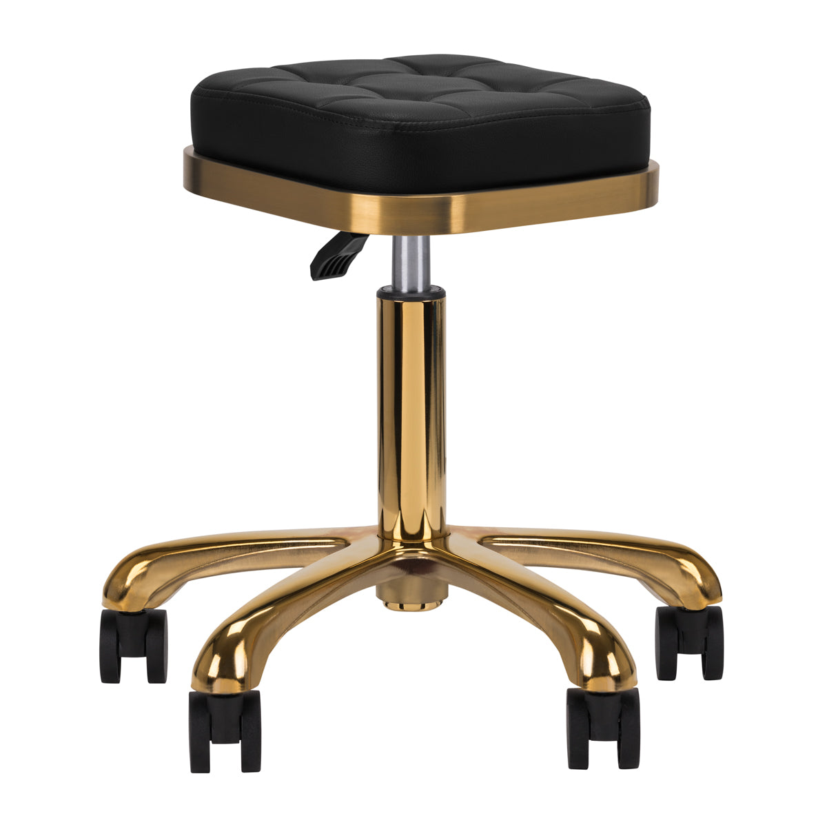 Kosmetik Hocker m-1645 GOLD Schwarz