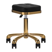 Kosmetik Hocker m-1645 GOLD Schwarz