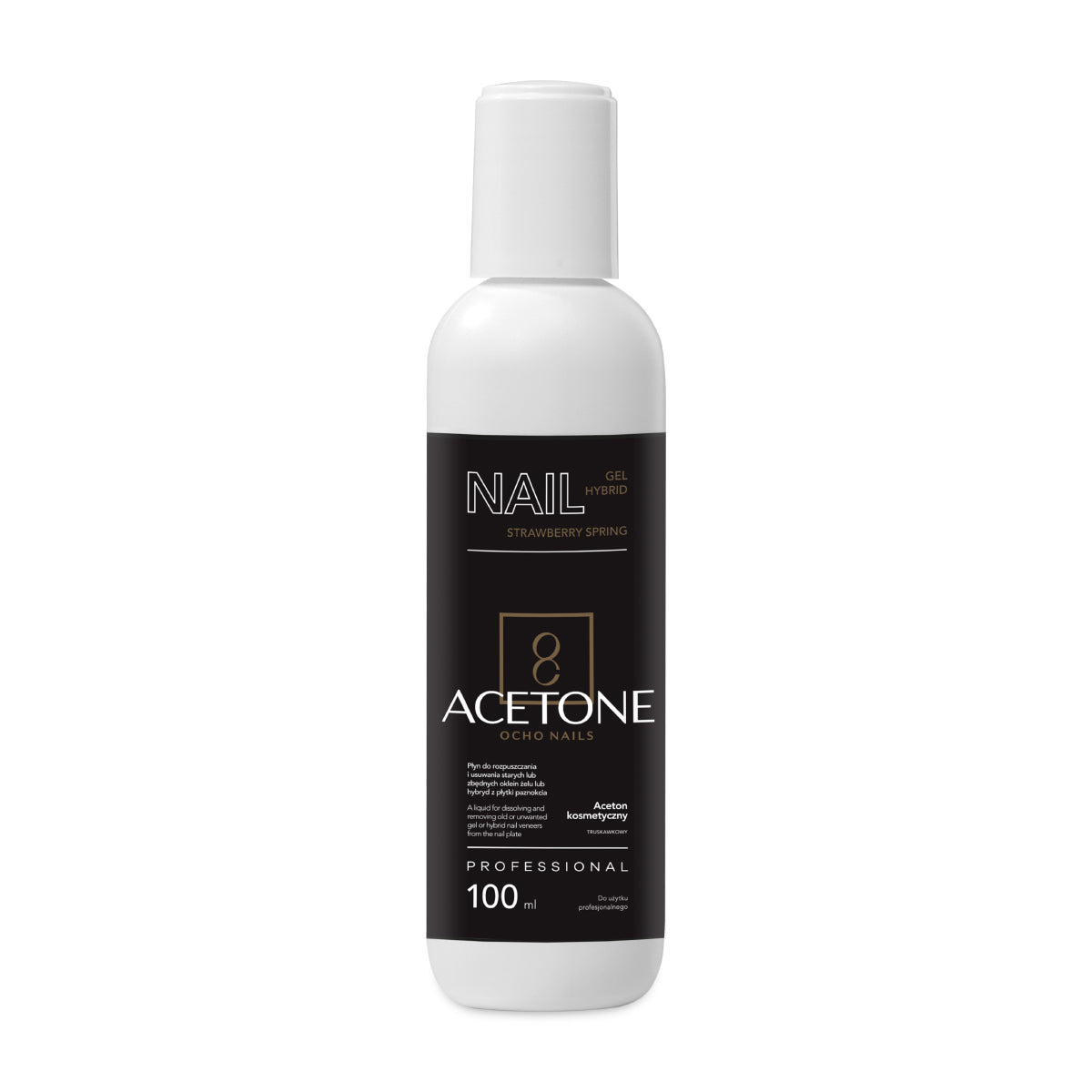 OCHO Nails Aceton Erdbeer 100 ml