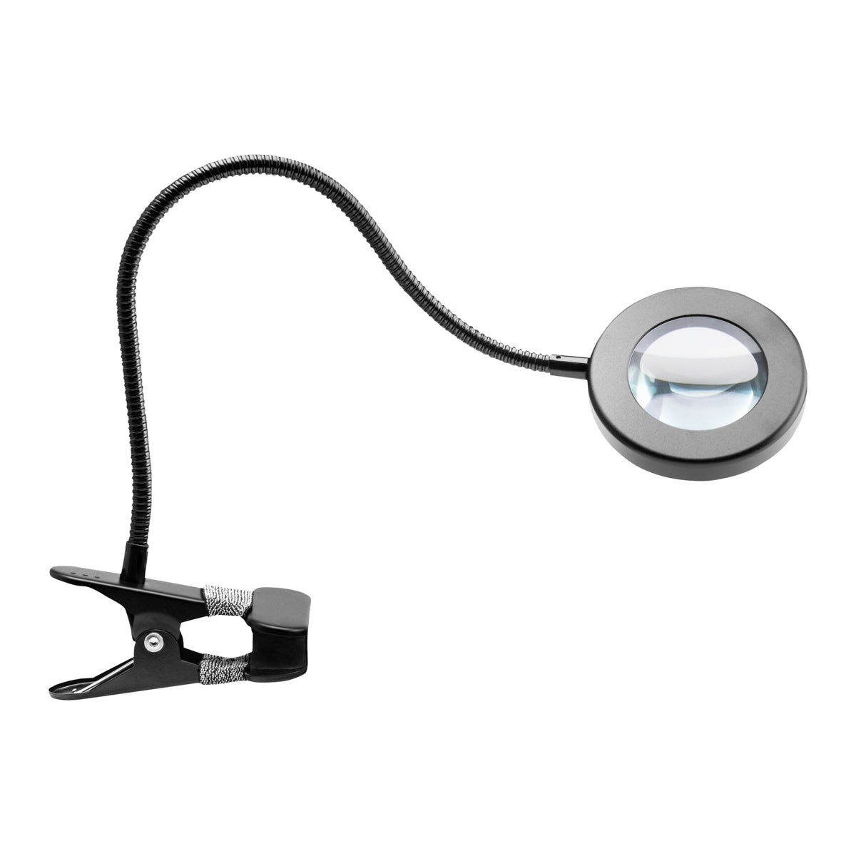 LED LUPE Schlangenring FÜR Schreibtisch Schwarz