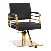 Gabbiano Friseurstuhl Avila GOLD Schwarz