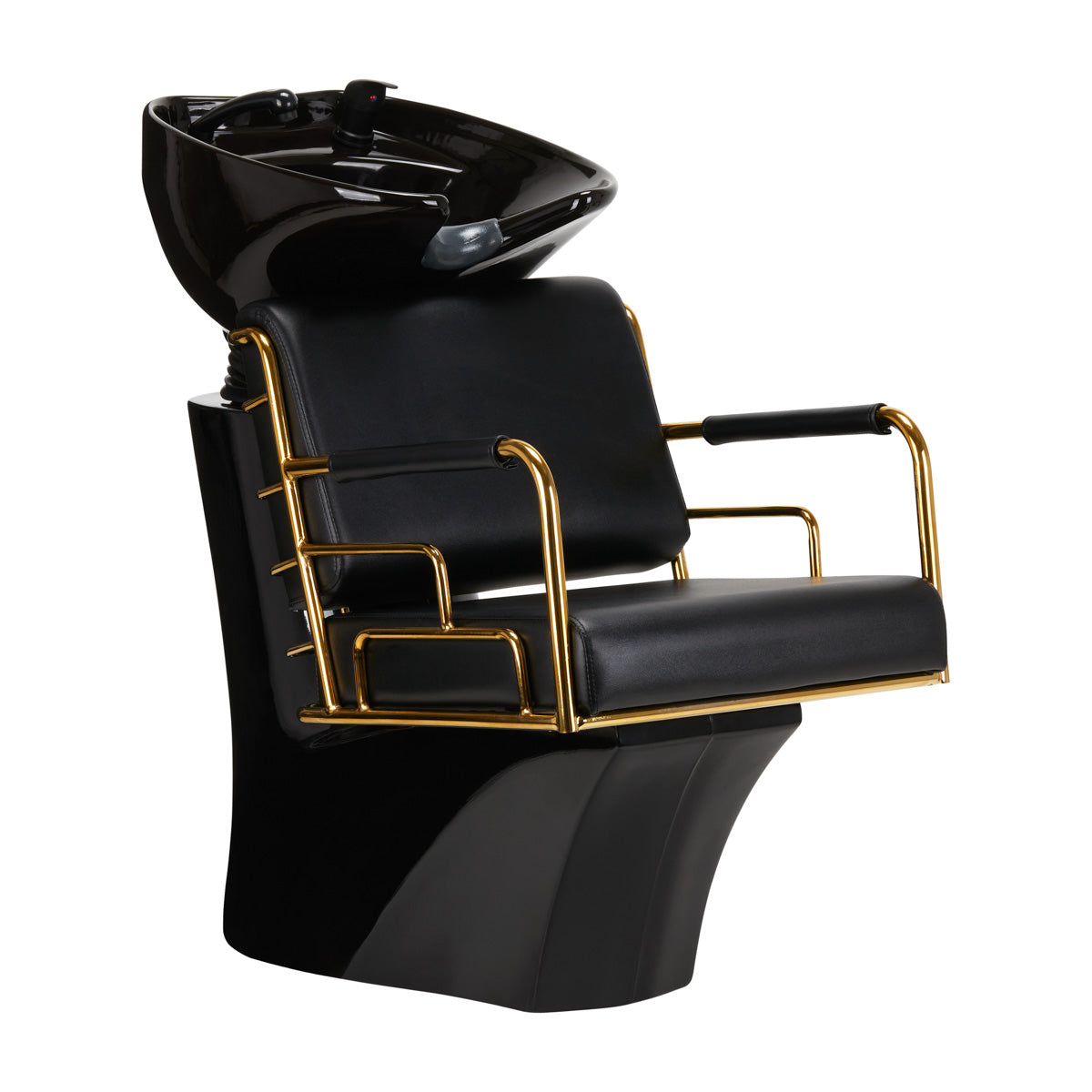 Gabbiano Friseur Waschbecken Prato Gold - Schwarz