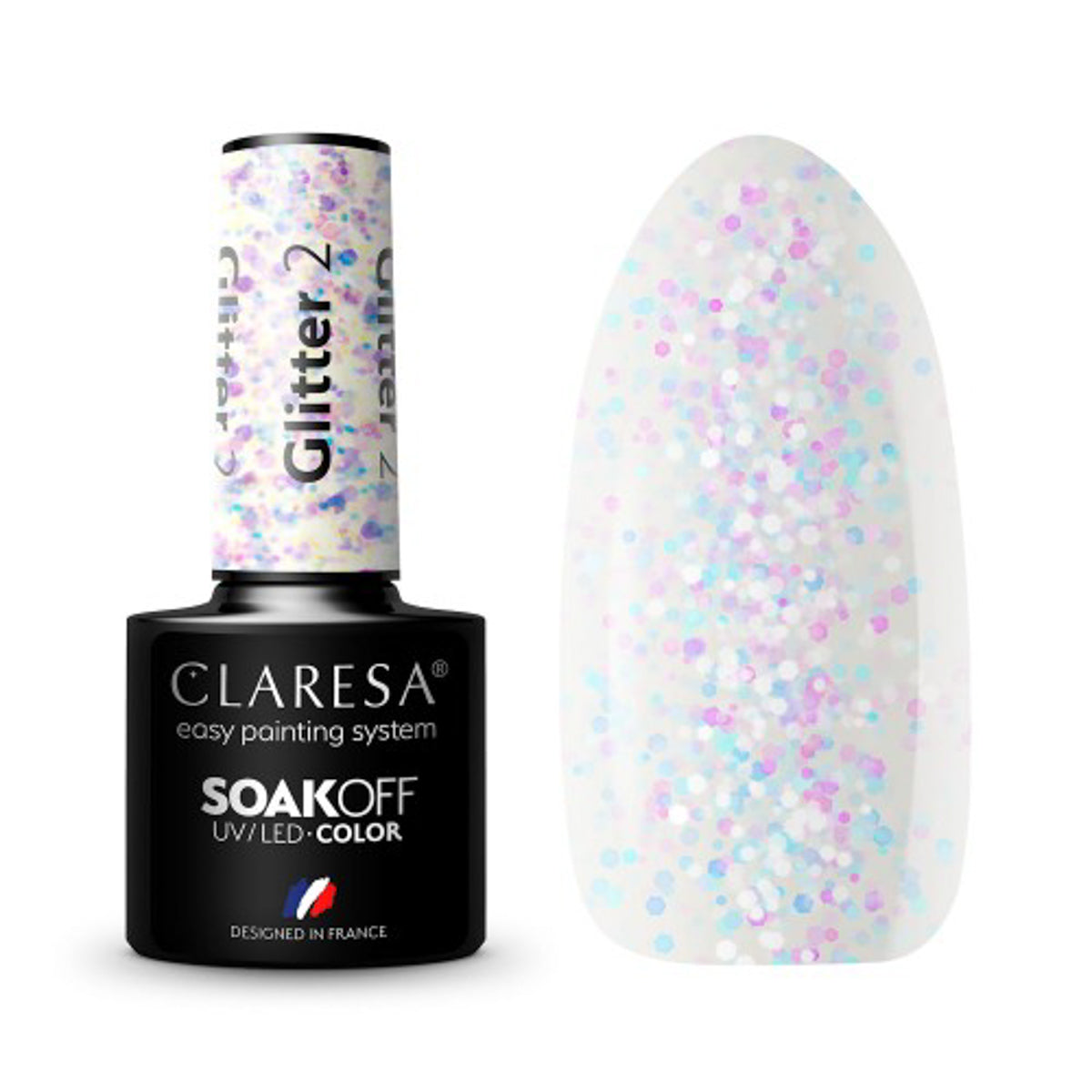 Claresa Gel Politur Glitter