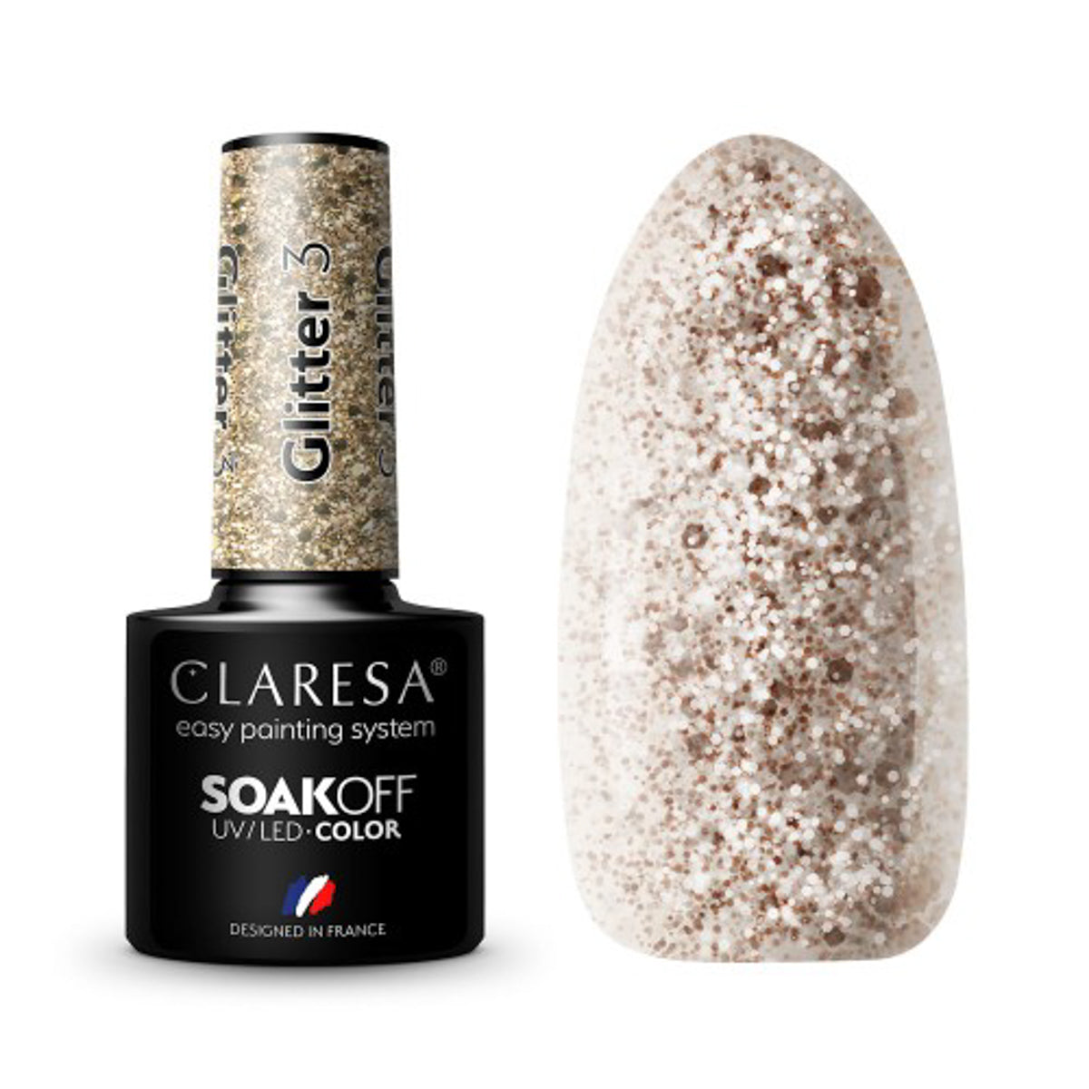 Claresa Gel Politur Glitter