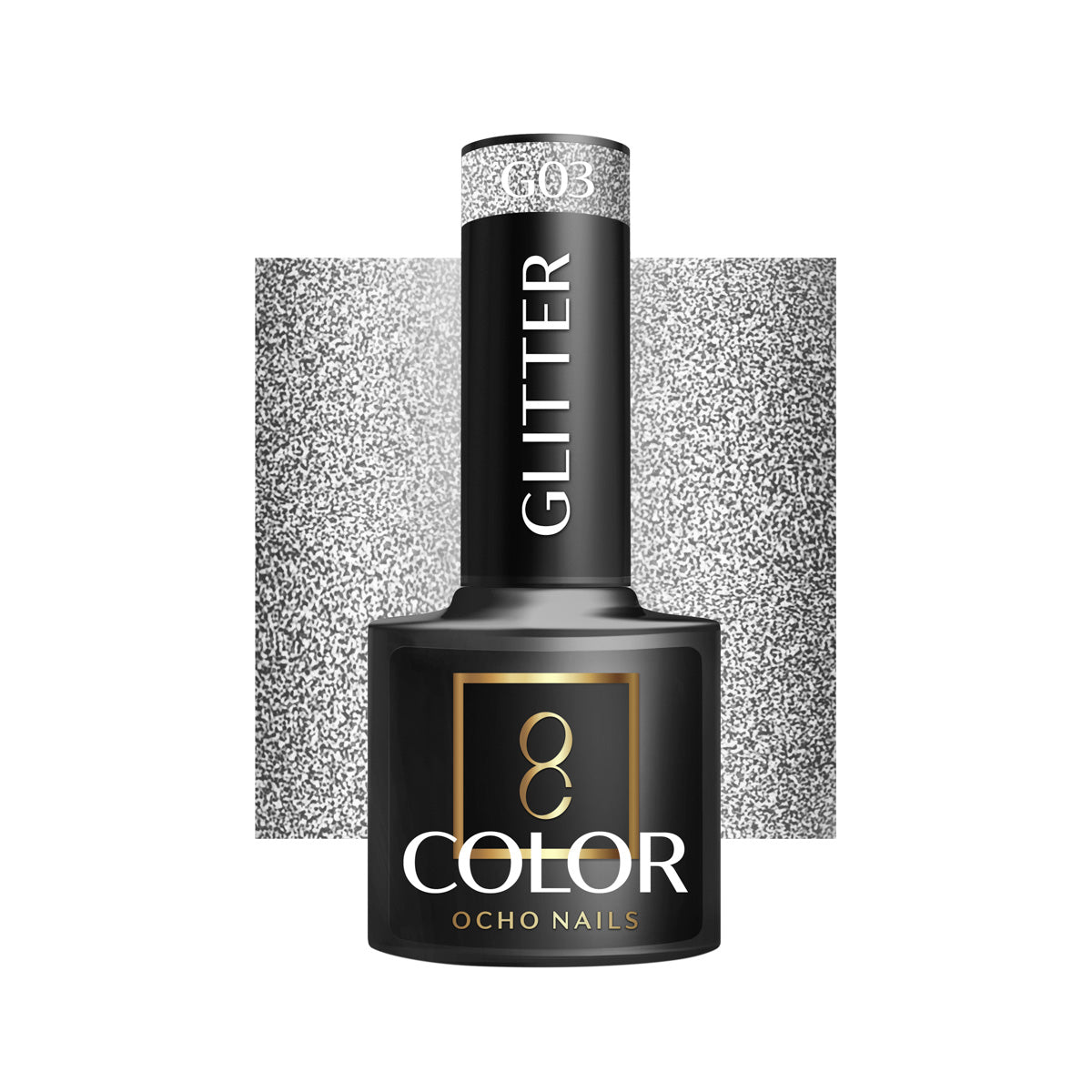 OCHO Nails Hybrid-Nagellack Glitter G03 -5 g