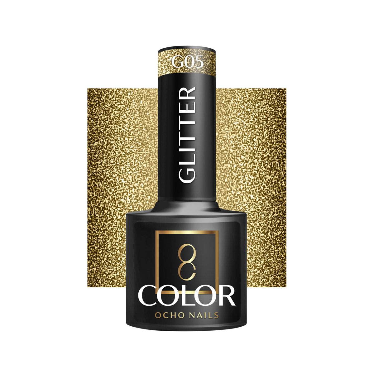 OCHO Nails Hybrid-Nagellack Glitter G05 -5 g