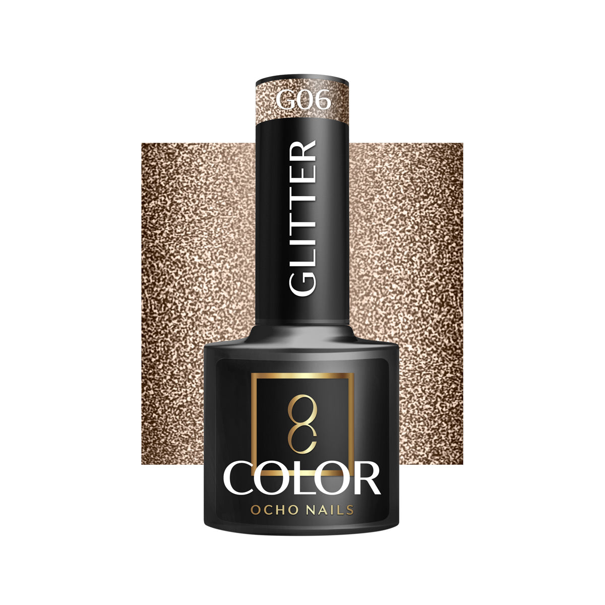 OCHO Nails Hybrid-Nagellack Glitter G06 -5 g