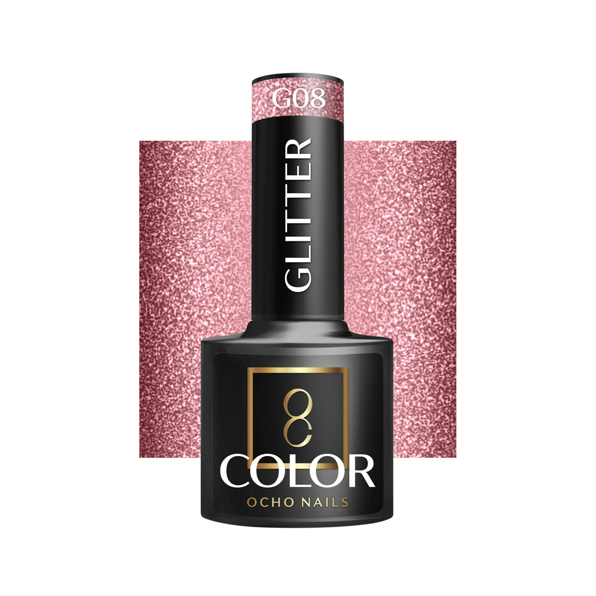 OCHO Nails Hybrid-Nagellack Glitter G08 -5 g