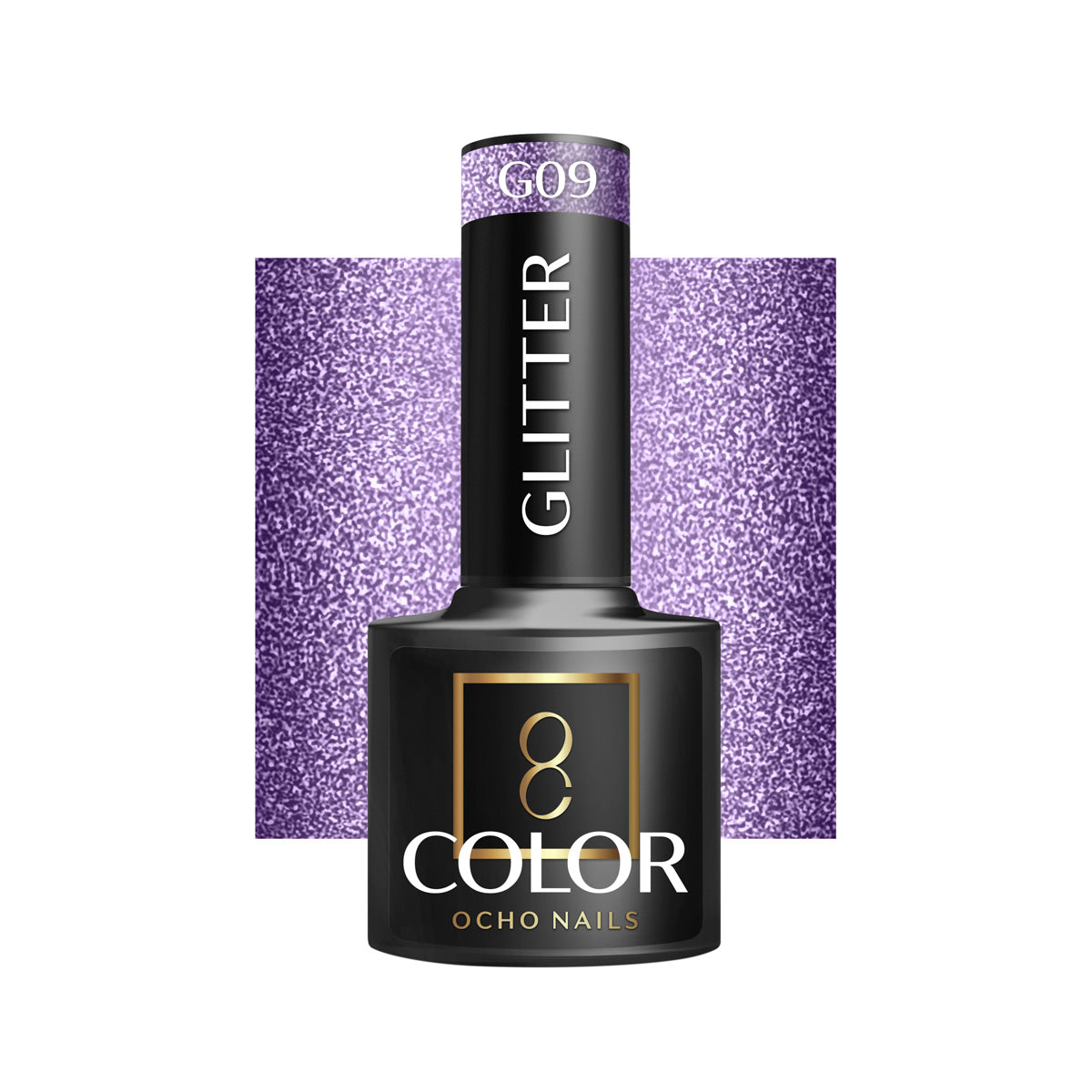 OCHO Nails Hybrid-Nagellack Glitter G09 -5 g
