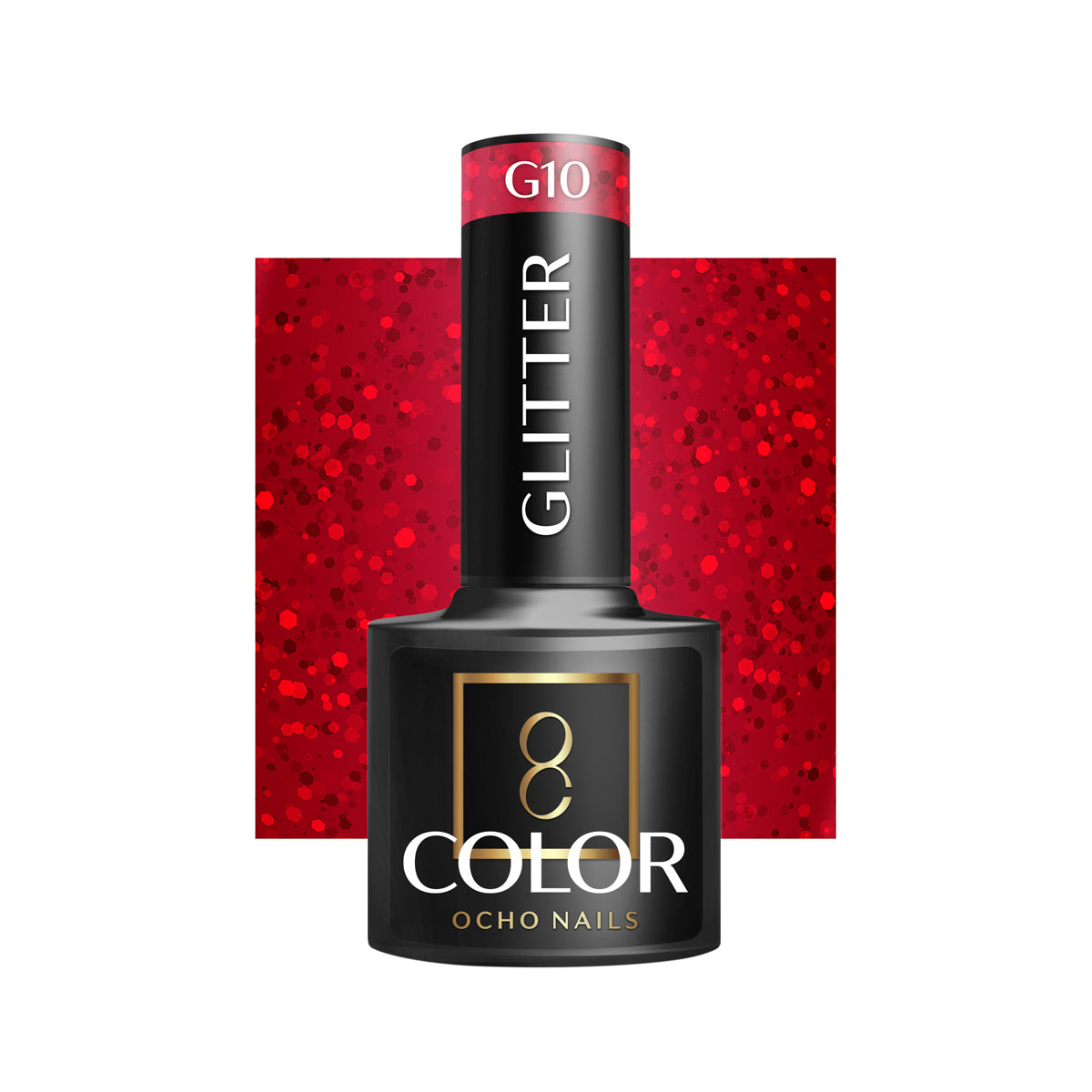 OCHO Nails Hybrid-Nagellack Glitter G10 -5 g