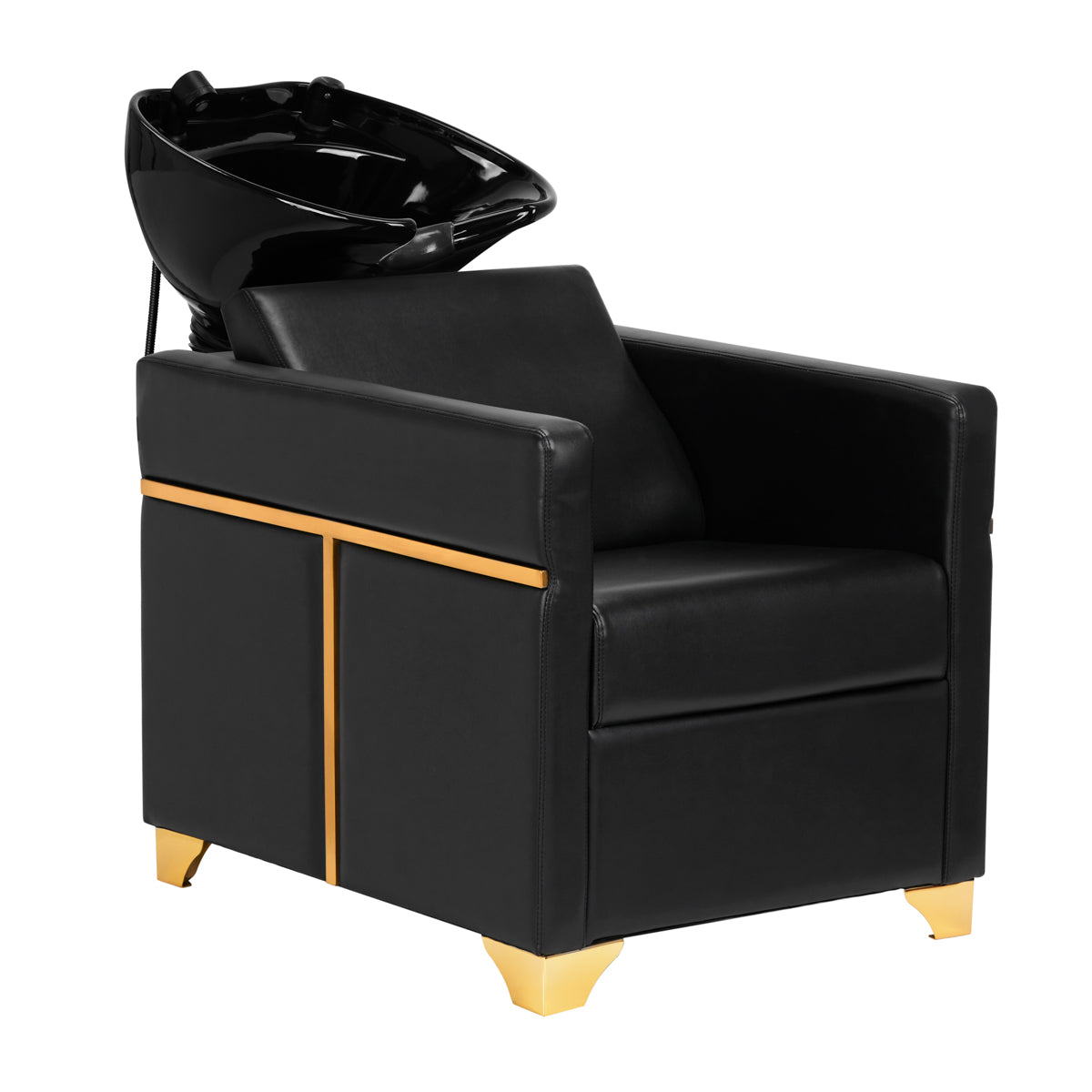 Friseurwaschanlage Toledo Schwarz