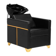 Friseurwaschanlage Toledo Schwarz
