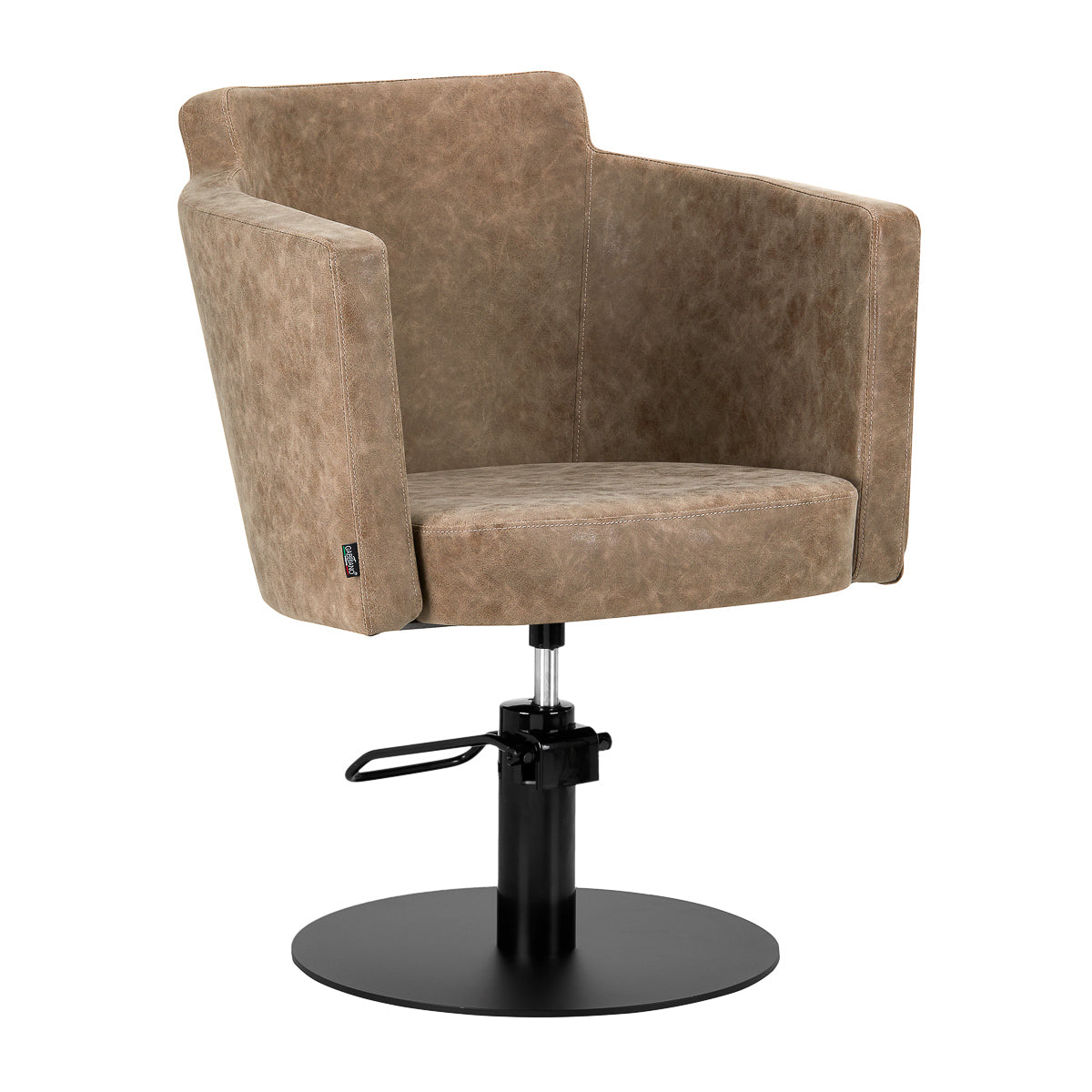 Friseurstuhl Gabbiano Roma Old Braun