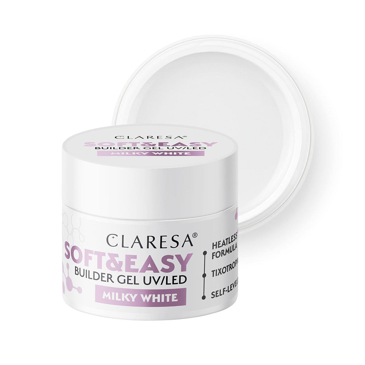 Claresa Aufbaugel Soft&easy Gel Milch