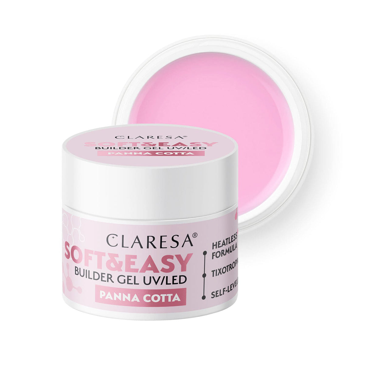 Claresa Aufbaugel Soft&easy Gel Panna Cotta