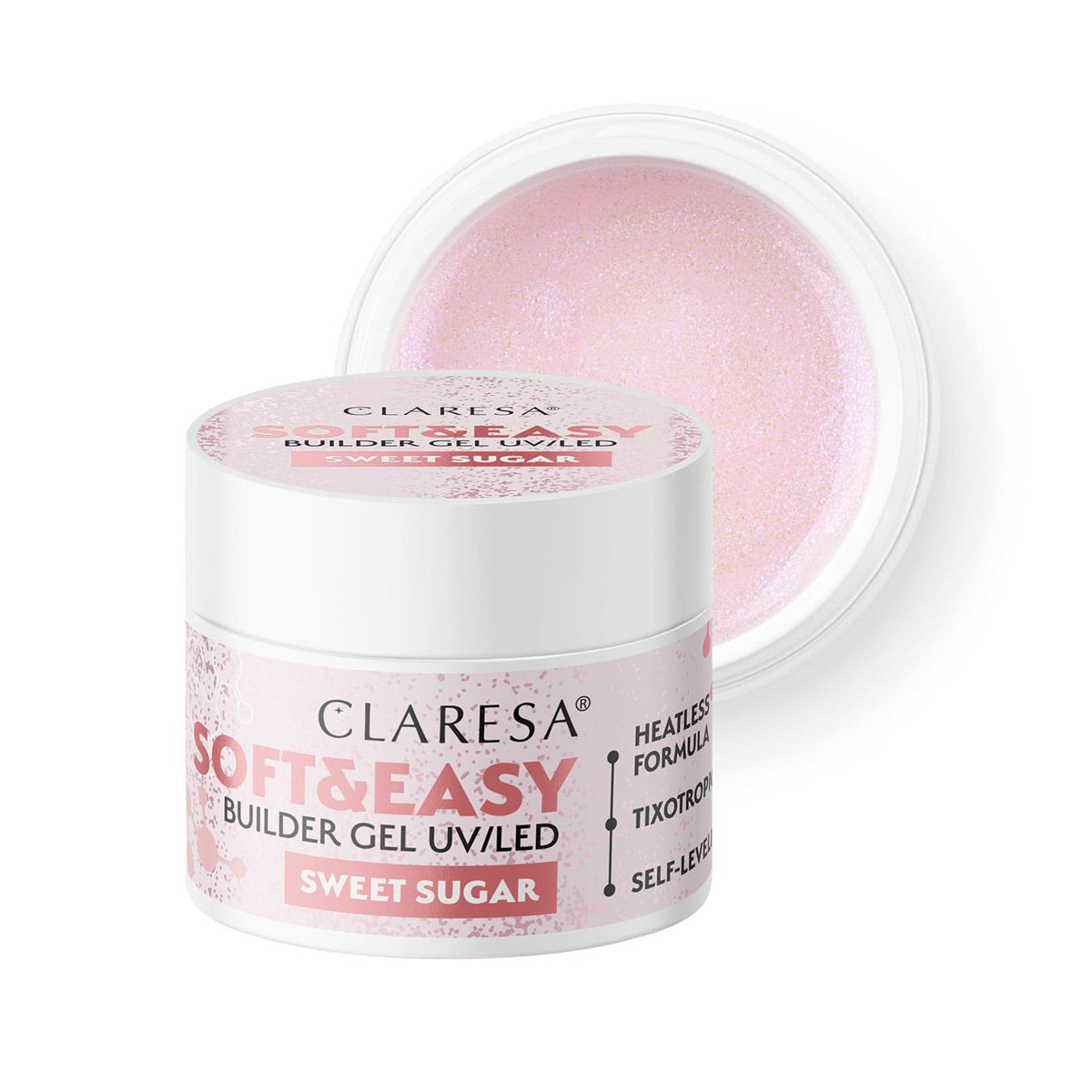 Claresa Aufbaugel Soft&easy Gel Süsser Zucker
