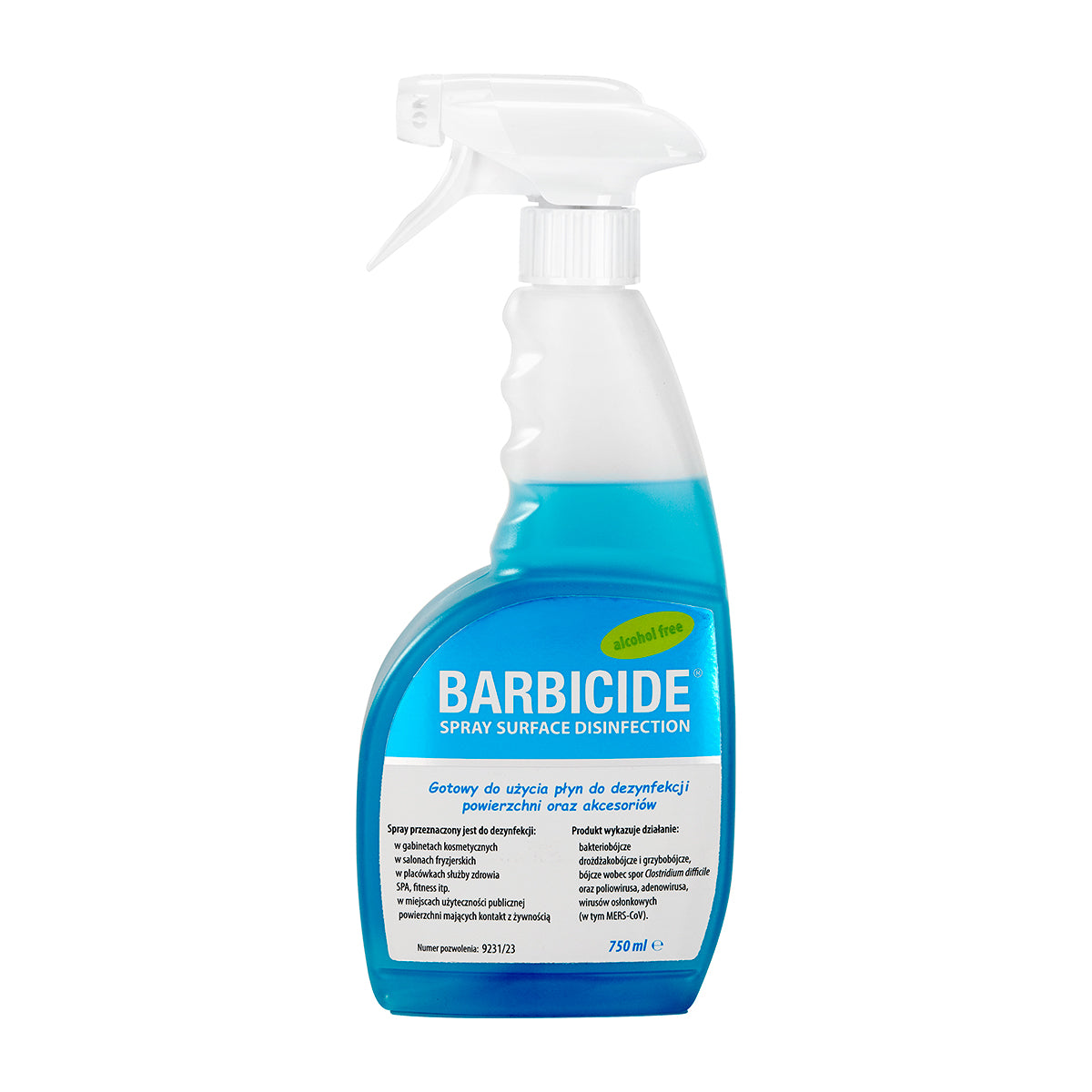 Barbicide Geruchsloses Spray zur Desinfektion Aller Oberflächen 750 ml