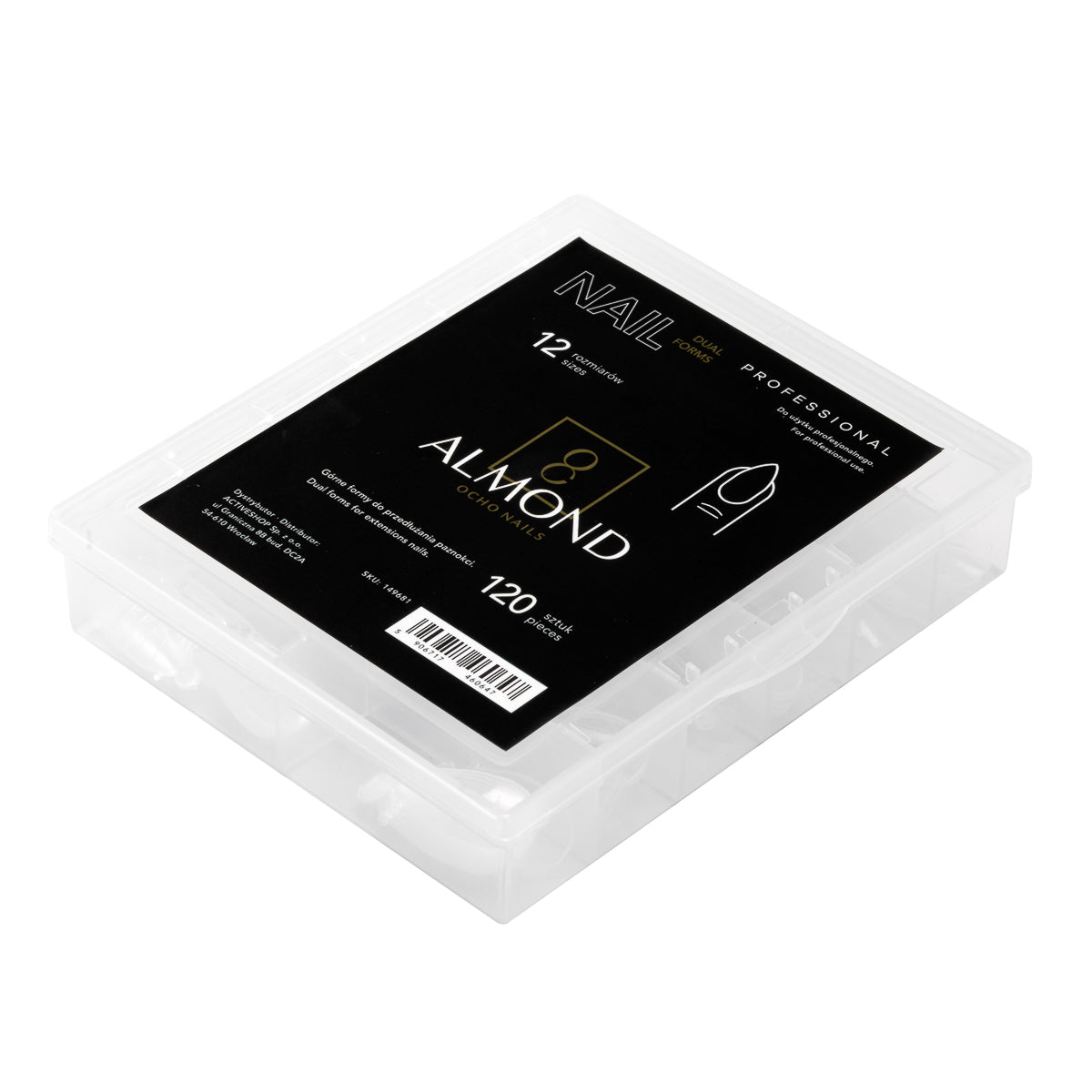 OCHO Nails Obermaterial Almond 120 Stück