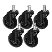Roll Speed Push-In Hockerrad 5ER-Set Schwarz