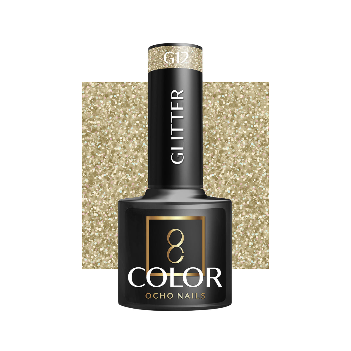 OCHO Nails Hybrid-Nagellack Glitter G12 -5 g