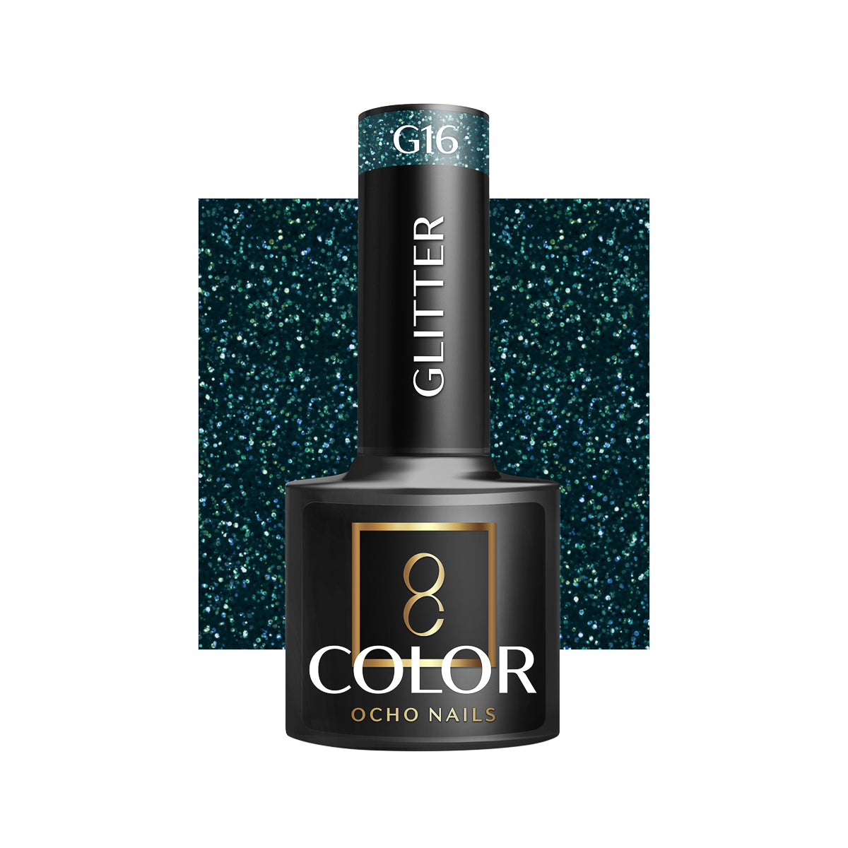 OCHO Nails Hybrid-Nagellack Glitter G16 -5 g