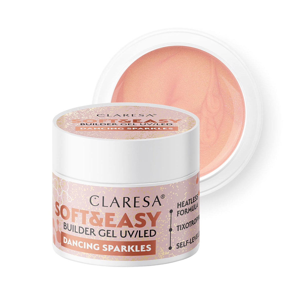 Claresa Aufbaugel Soft&easy Dancing Sparkles