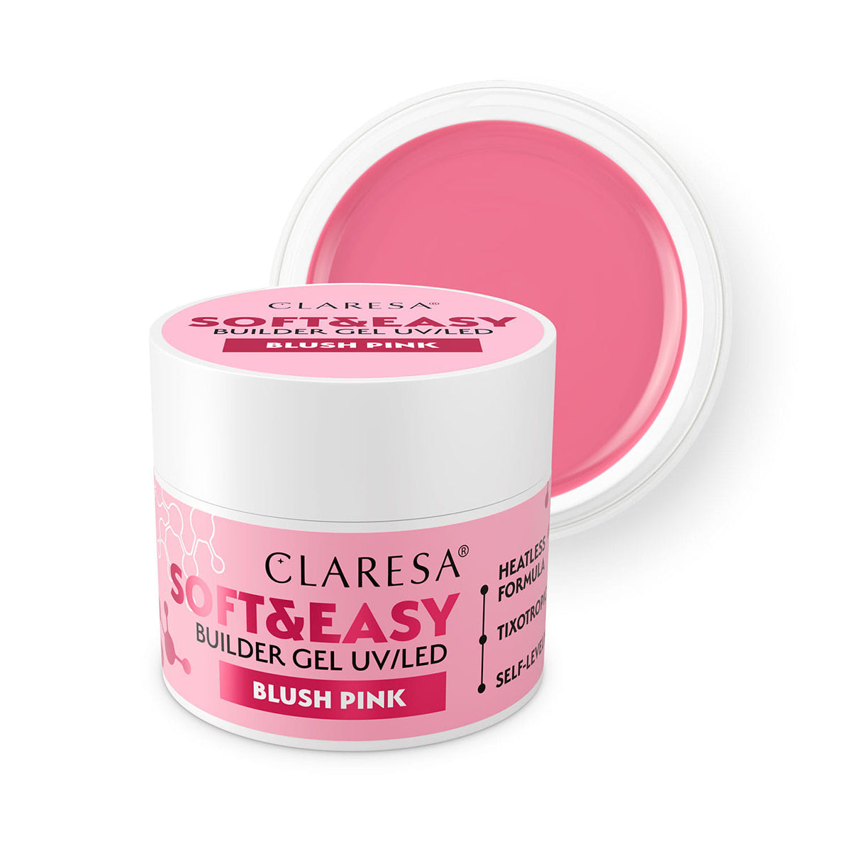 Claresa Aufbaugel Soft&easy Blush Pink 90 g