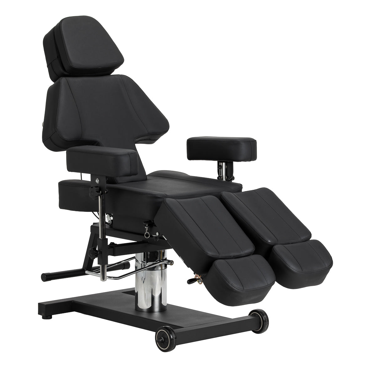 Pro Ink Tattoo-Stuhl 605 mit Stufenloser Verstellung Schwarz