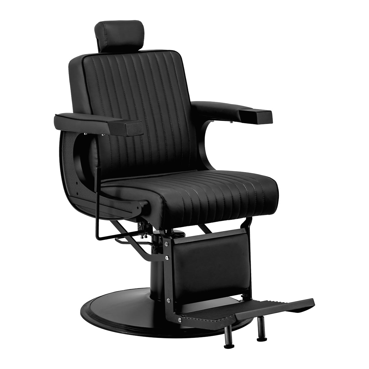 Gabbiano Barber Stuhl Visionerio Schwarz Schwarzer Rahmen