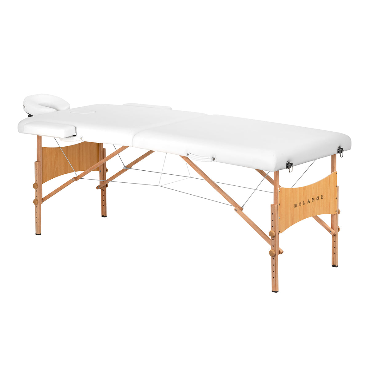 Klappbare Massageliege Holz Balance 2 Segmente 190 X 70