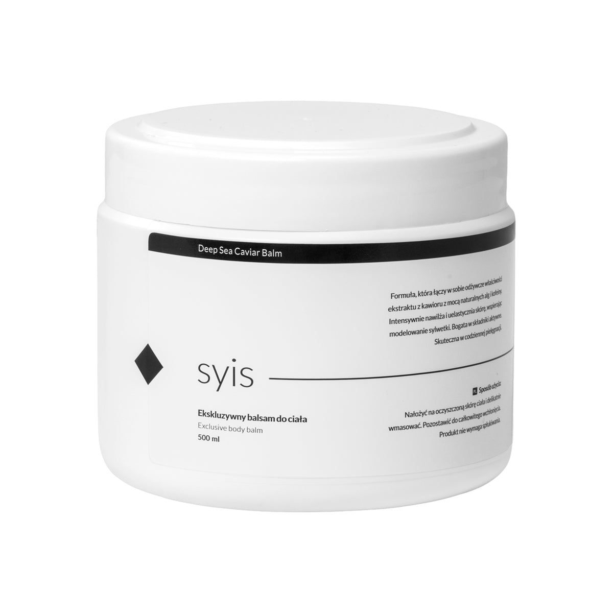 Syis Deep Sea Caviar Balm - Exklusive Körperlotion 500 ml